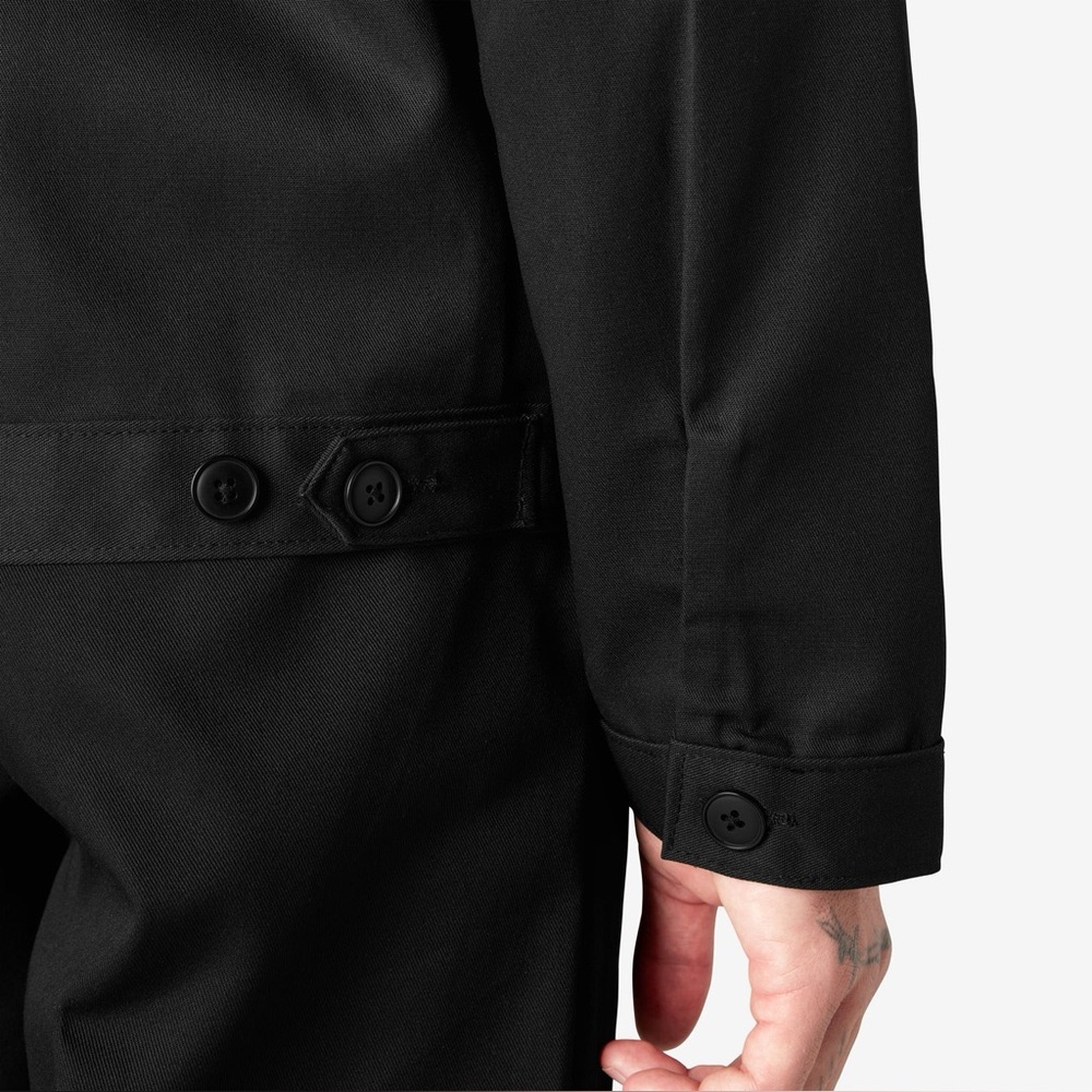 Dickies Unlined Eisenhower "Gas Chore" Jacket Black Size Large NEW - Picture 11 of 14